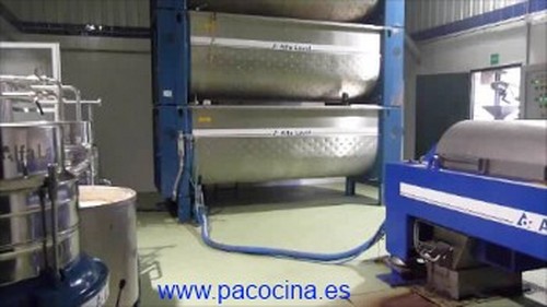 Vista general sala separación Vista general sala separación