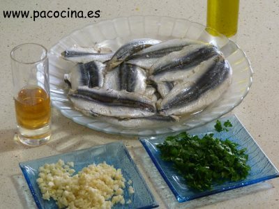 Boquerones en vinagre ingredientes Boquerones en vinagre ingredientes
