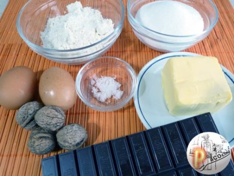 Ingredientes para brownie Ingredientes para brownie