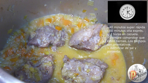 Carrilleras de cerdo estofadas cocer Carrilleras de cerdo estofadas cocer