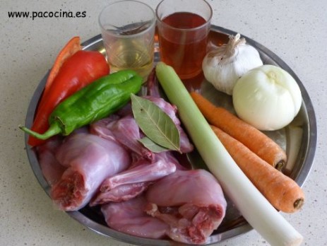 Conejo estofado ingredientes Conejo estofado ingredientes