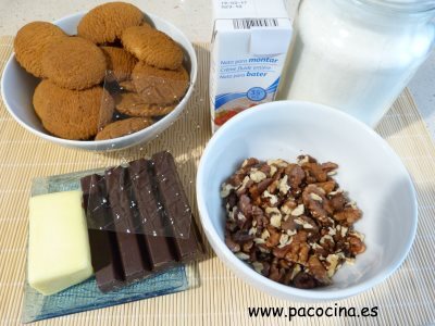 Copa de nata y chocolate ingredientes Copa de nata y chocolate ingredientes
