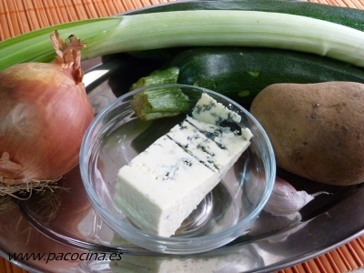 Crema de calabacín con queso azul ingredientes Crema de calabacín con queso azul ingredientes