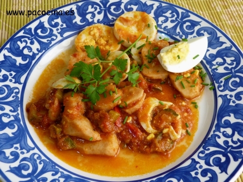 Criadillas de tierra en tomate Criadillas de tierra en tomate