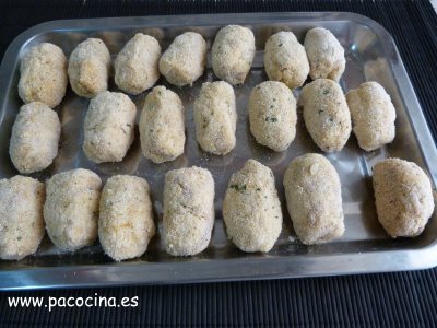 Croquetas de jamón y pollo para freir o congelar Croquetas de jamón y pollo para freir o congelar