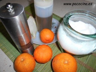 Ensalada de naranjas ingredientes Ensalada de naranjas ingredientes