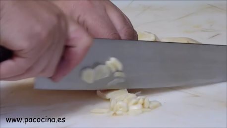 Cortar ajos Cortar ajos