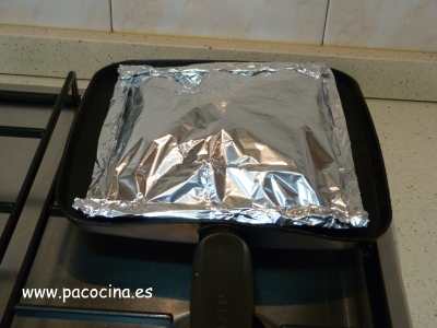 Merluza en papillote en el fuego Merluza en papillote en el  fuego