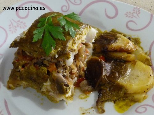 Merluza rellena en salsa de mejillones final Merluza rellena en salsa de mejillones final