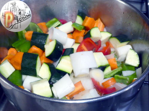 Muslos de pollo en escabeche rehogar verdura Muslos de pollo en escabeche rehogar verdura