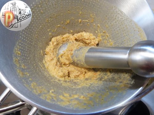 Níscalos con langostinos y patatas maza Níscalos con langostinos y patatas maza