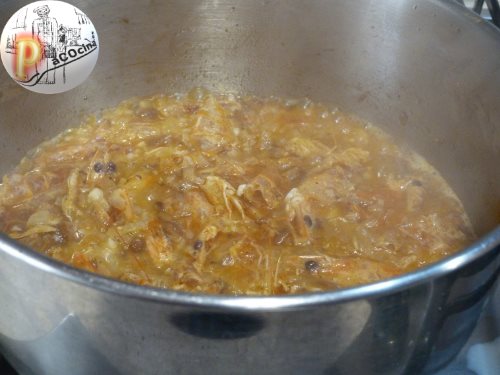 Níscalos con langostinos y patatas sofreir Níscalos con langostinos y patatas sofreir