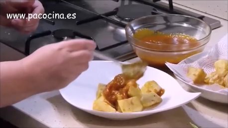 Patatas bravas napar Patatas bravas napar