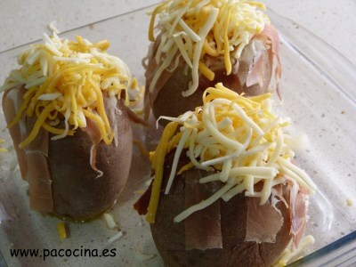 Patatas rellenas de arroz Patatas rellenas de arroz