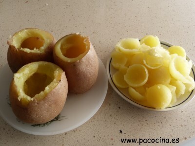 Patatas vaciadas Patatas vaciadas