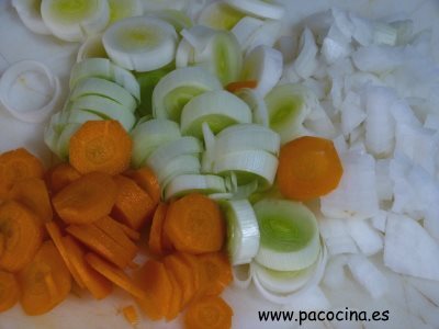 Verdura troceada Verdura troceada