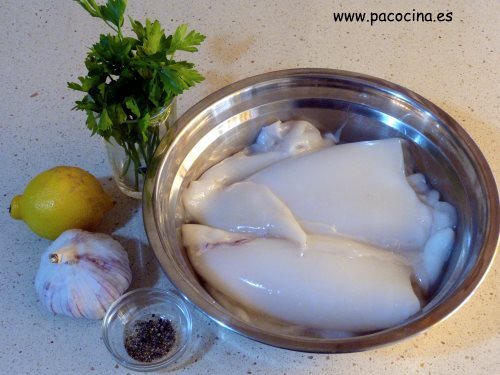 Sepia a la plancha ingredientes Sepia a la plancha ingredientes