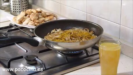 Solomillo de pavo al curri salsa Solomillo de pavo al curri salsa