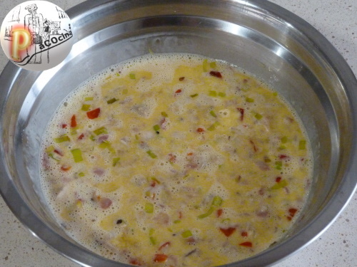 Terrina de pollo huevo Terrina de pollo huevo