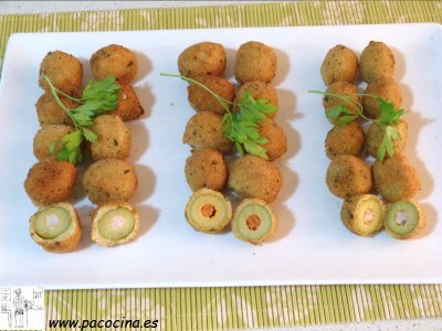 Aceitunas rellanas fritas final Aceitunas rellanas fritas final