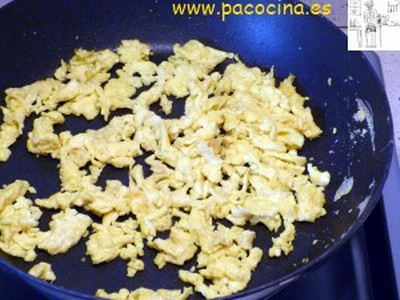 Arroz tres delicias tortilla Arroz tres delicias tortilla