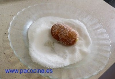 Bambas rellenas de crema Bambas rellenas de crema