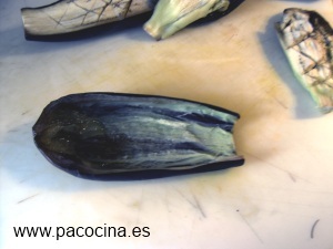 Berenjenas rellenas de pollo Berenjenas rellenas de pollo