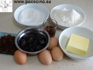 Bizcocho de ciruelas y pasas Bizcocho de ciruelas y pasas