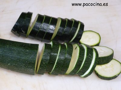 Calabacín en escabeche cortar Calabacín en escabeche cortar