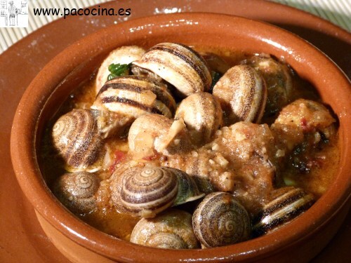 Caracoles en salsa de almendra Caracoles en salsa de almendra