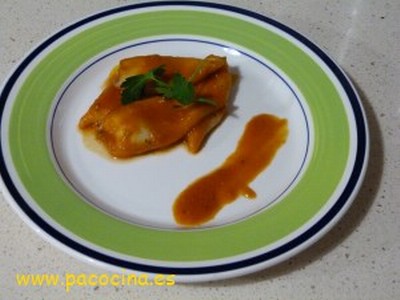 Chipirones en salsa americana Chipirones en salsa americana