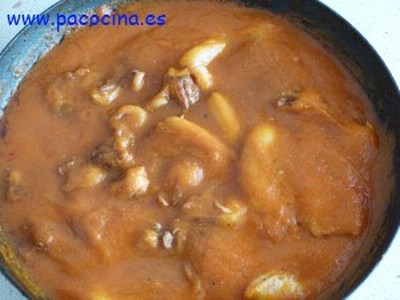 Chipirones en salsa americana Chipirones en salsa americana