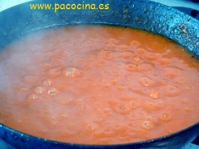 Chipirones en salsa americana sofrito Chipirones en salsa americana sofrito