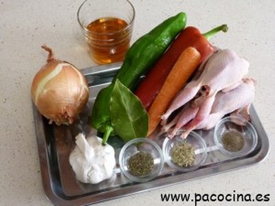 Codornices en escabeche ingredientes Codornices en escabeche ingredientes