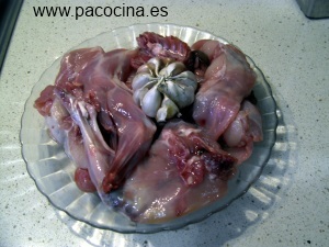Conejo confitado ingredientes Conejo confitado ingredientes