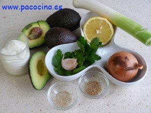 Crema de aguacate ingredientes Crema de aguacate ingredientes