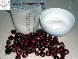 Crema de castañas ingredientes Crema de castañas ingredientes