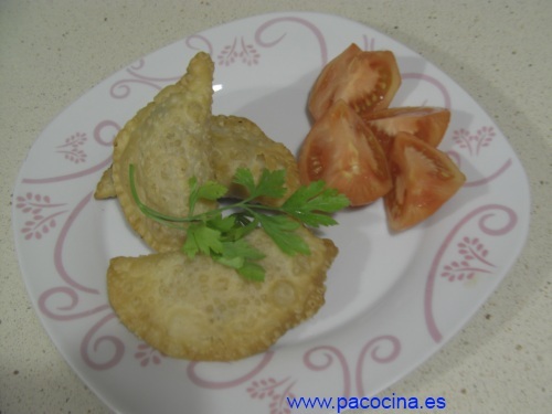 Empanadillas de gambas y champiñones Empanadillas de gambas y champiñones