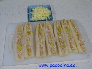 Espárragos rellenos Espárragos rellenos