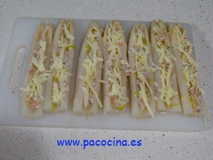 Espárragos rellenos Espárragos rellenos