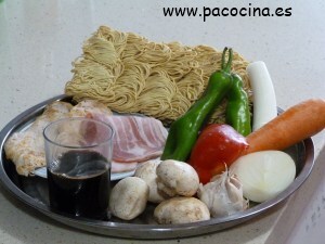 Fideos chinos ingredientes Fideos chinos ingredientes