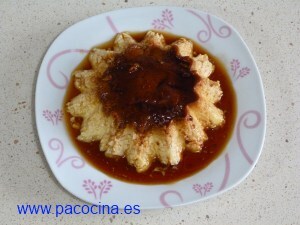 Flan casero de huevo al horno Flan casero de huevo al horno