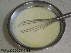 Flan casero de huevo al horno Flan casero de huevo al horno