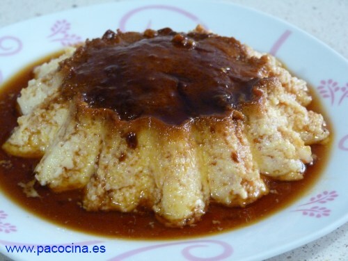 Flan casero de huevo al horno Flan casero de huevo al horno