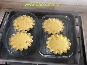 Flan casero de huevo al horno Flan casero de huevo al horno