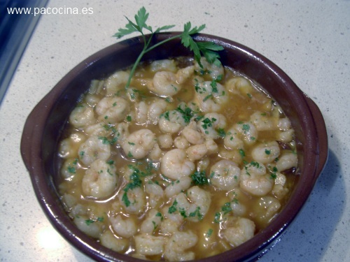 Gambas al ajillo Gambas al ajillo