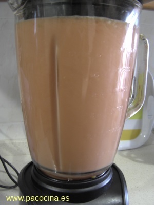 Gazpacho extremeño batido Gazpacho extremeño batido