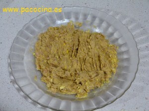 Huevos rellenos fritos Huevos rellenos fritos