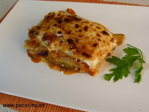 Lasaña de verduras Lasaña de veerduras