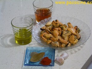 Mejillones en escabeche ingredientes Mejillones en escabeche ingredientes